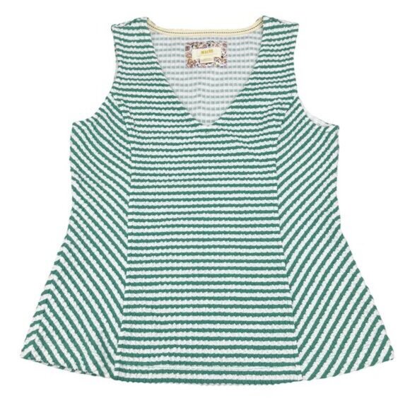 Anthropologie Maeve Franconia Striped Tank Size Small - Picture 3 of 6